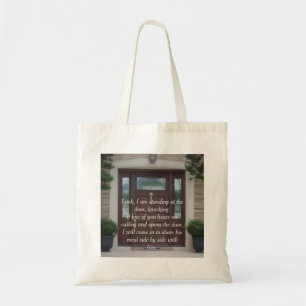 Bibelverse Offenbarung 3:20 Tote Bag-n4 Tragetasche