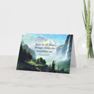 Bibelverse, Phil 4:13, ich kann alles tun, Karte