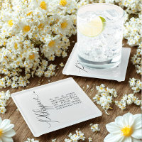 Bibelverse Philippians Glass Untersetzer