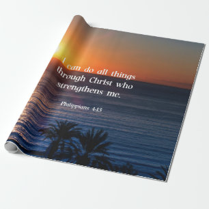 Bibelverse, Philippinen 4:13 Geschenkpapier