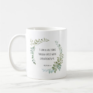 Bibelverse, Philippinen 4:13 Kaffeetasse