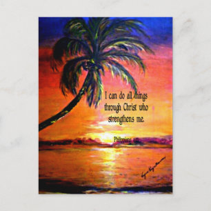 Bibelverse, Philippinen 4:13 Postkarte