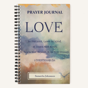 Bibelverse Prayer Journal Notizbuch
