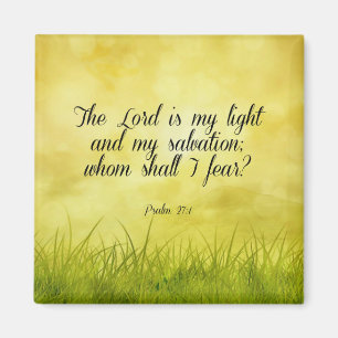 Bibelverse, Psalm 27:1 Magnet