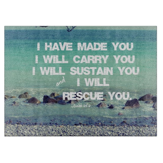 Bibelverse Schneidebrett (Vorderseite)