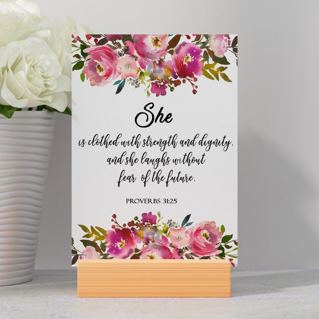 Bibelverse-Sprichwortkarte Tischnummer (Von Creator hochgeladen)