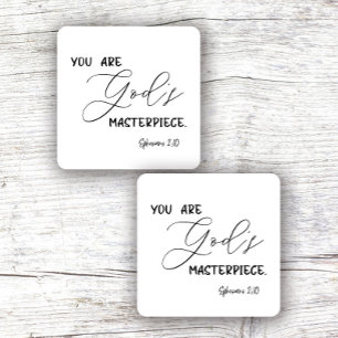 Bibelverse Square Sticker