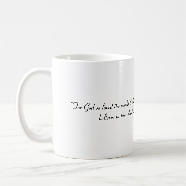 Bibelverse-Tasse Kaffeetasse (Links)