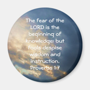 Bibelverse Weisheit Zitat Sprichwort Sprichwörter  Magnet