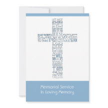 Bibelversen von John 14 Memorial Service 9