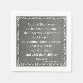 Bibelwörterbuch des Alten Testaments - Deuteronomi Serviette