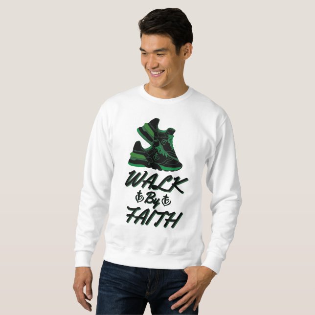 Bibelzitat der Menschen Sweatshirt (Vorne ganz)