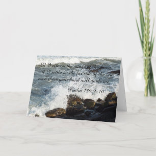 Bibelzitat Psalm-139:9 - Karte 10