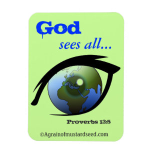 Bibelzitate Agrainofmustardseed.com Magnet