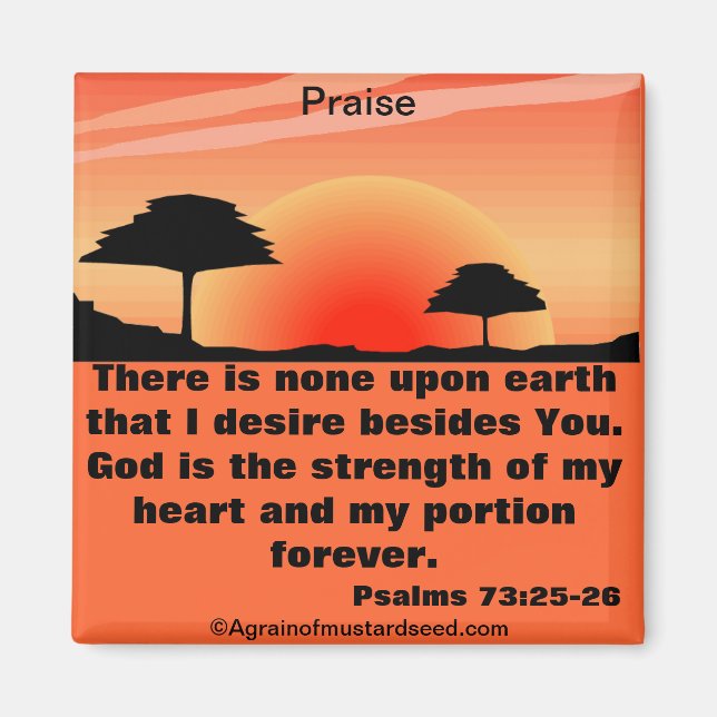 Bibelzitate Inspiration Magnet (Vorne)