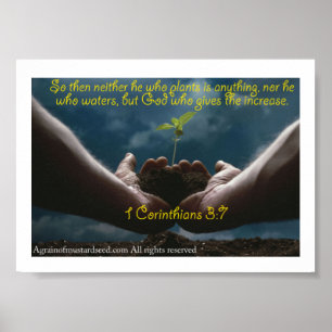 Bibelzitate Inspiration Poster