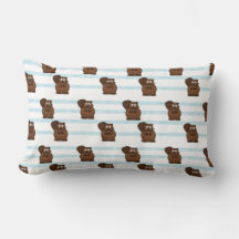 Biber auf blauen Streifen