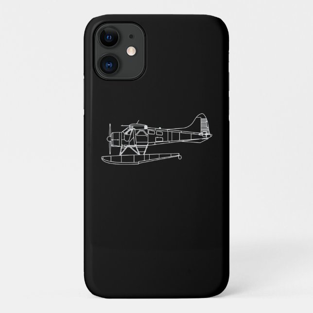 Biber auf Flohsee Flugzeug Piot Funny Geschenk Case-Mate iPhone Hülle (Rückseite)
