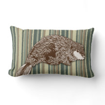 Biber auf Wüsten-Streifen