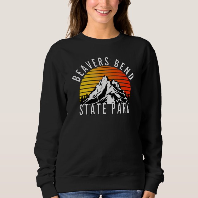 Biber Bend Staat Park Oklahoma Ok Camping 1 Sweatshirt (Vorderseite)
