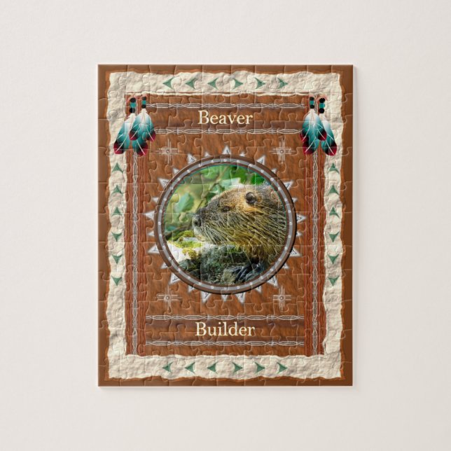 Biber-Builder-Energie Puzzle (Vertikal)
