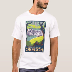 Biber-Familie - Berg-Haube, Oregon T-Shirt