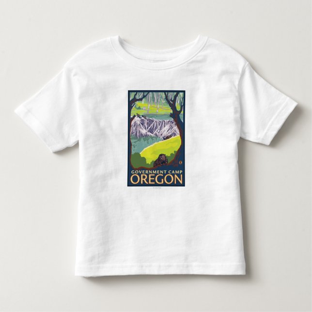 Biber-Familie - Regierungs-Lager, Oregon Kleinkind T-shirt (Vorderseite)