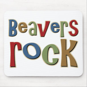 Biber-Felsen Mousepad