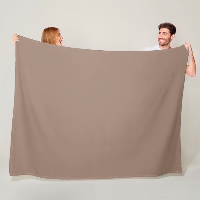 Biber (feste Farbe) Fleecedecke (Beispiel)
