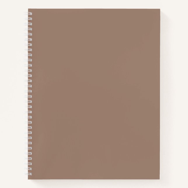 Biber (feste Farbe) Notizbuch (Vorderseite)