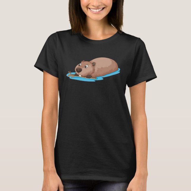 Biber für Biber 4 T-Shirt (Vorderseite)