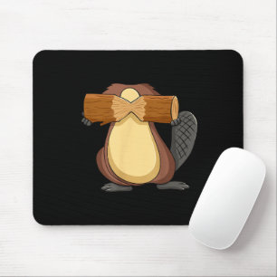 Biber für Halloween-Tier-Cosplay Mousepad