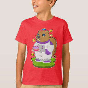 Biber Geburtstag Astronaut T-Shirt