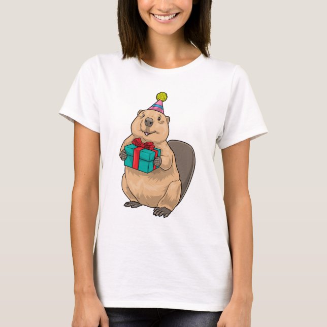 Biber-Geburtstagspaket T-Shirt (Vorderseite)
