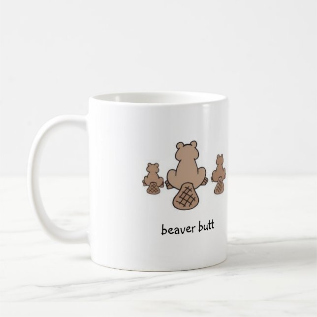 Biber-Hintern Kaffeetasse (Links)