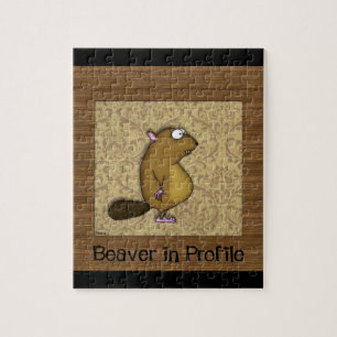 Biber im Profil Puzzle