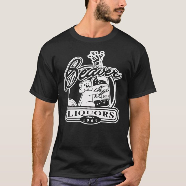 Biber Liquors Essenzieller T - Shirt (Vorderseite)
