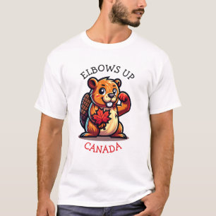 Biber mit Ahornleder und Elbos Up Canada Big T-Shirt