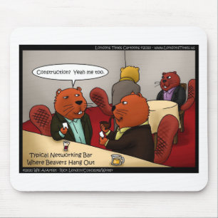 Biber Networking Funny gibt T-Shirts & Cards Mousepad