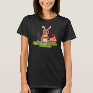 Biber Ostereier Jagd Bunny Beaver Ostersund T-Shirt