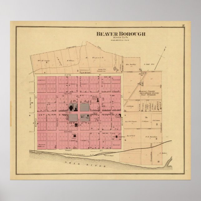 Biber, Pennsylvania Poster (Vorne)