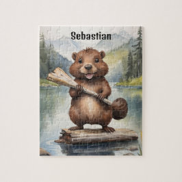 Biber Personalisiert Kids Puzzle