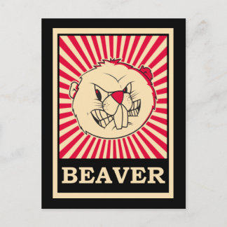 Biber Postkarte