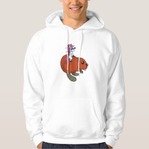 Biber-Shirt Lustiges Einhorn Biberliebhaber-Gesche Hoodie