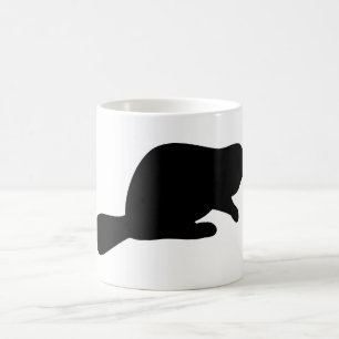Biber-Silhouette Kaffeetasse