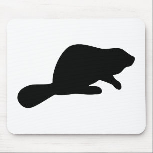 Biber-Silhouette Mousepad