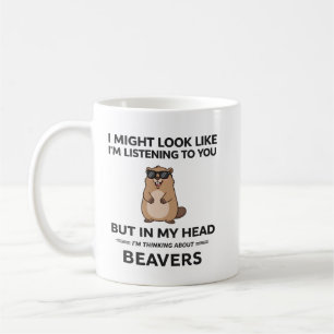 Biber-Tasse, Biber-Geschenke, Ich sehe vielleicht Kaffeetasse