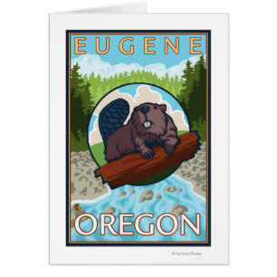 Biber u. Fluss- Eugene, Oregon