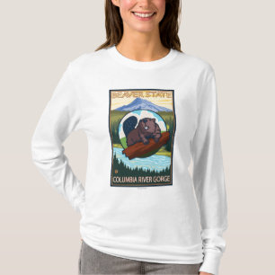 Biber u. Mt.-Haube - Columbia River Schlucht ODER T-Shirt