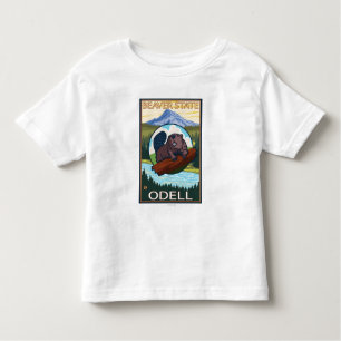 Biber u. Mt.-Haube - Odell, Oregon Kleinkind T-shirt